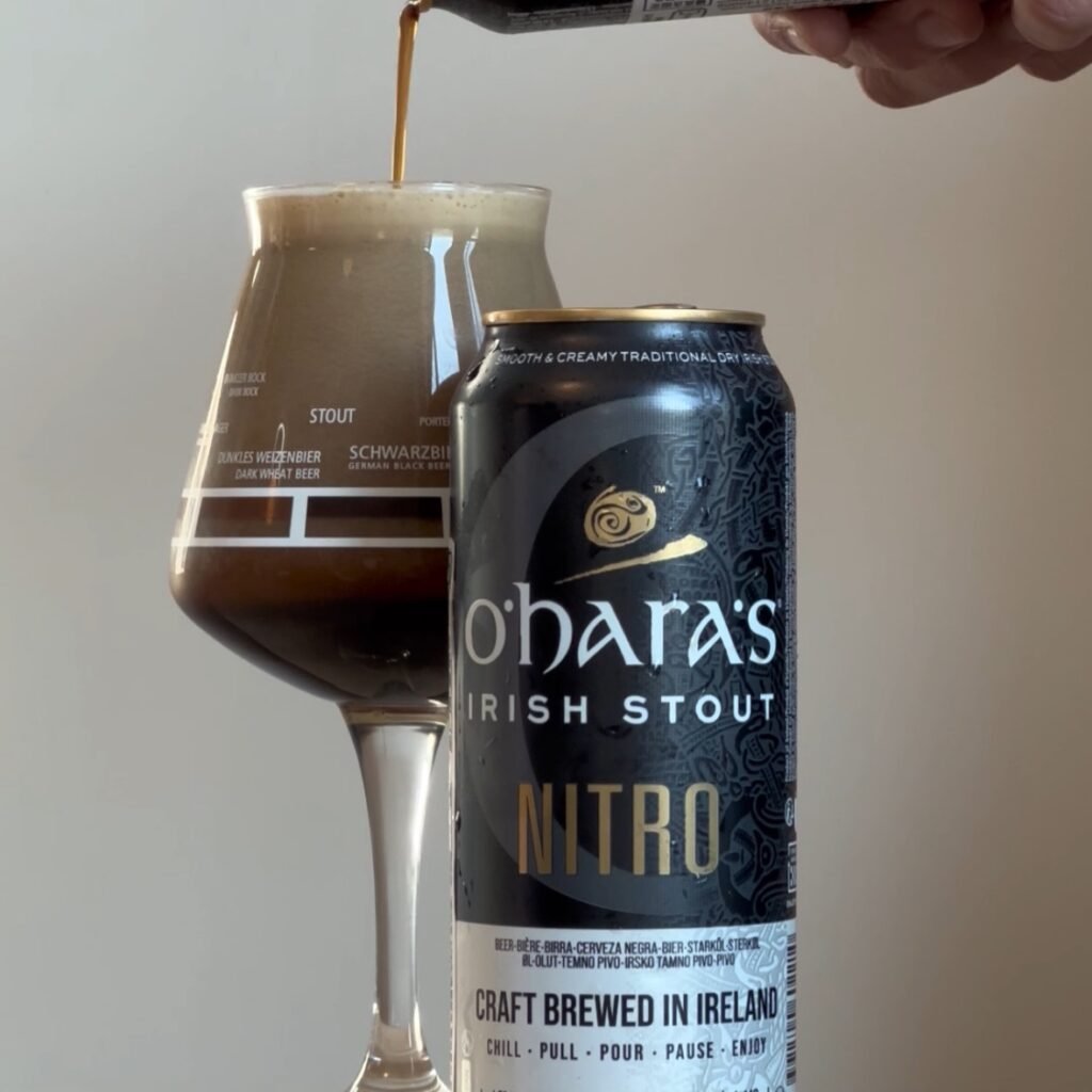 Explain the creamy mouthfeel of nitro beer